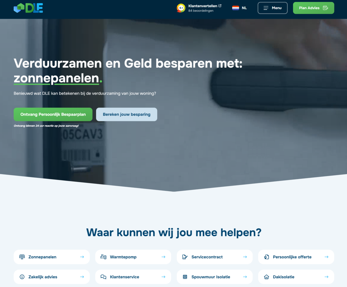 DLE Energy &bull; DBK.nl - Masters in Online Business | Websites op maat