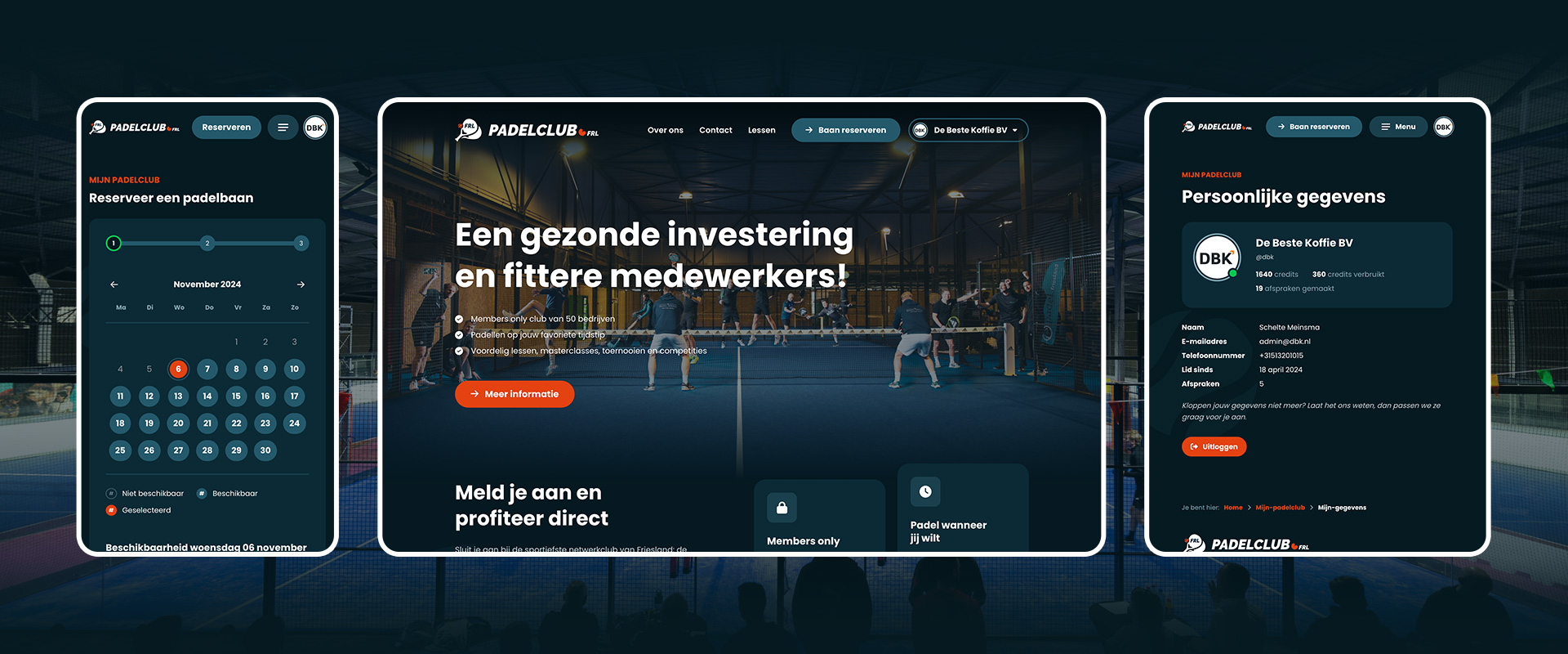 De sportiefste netwerkclub van Friesland! &bull; DBK.nl - Masters in Online Business | Websites op maat