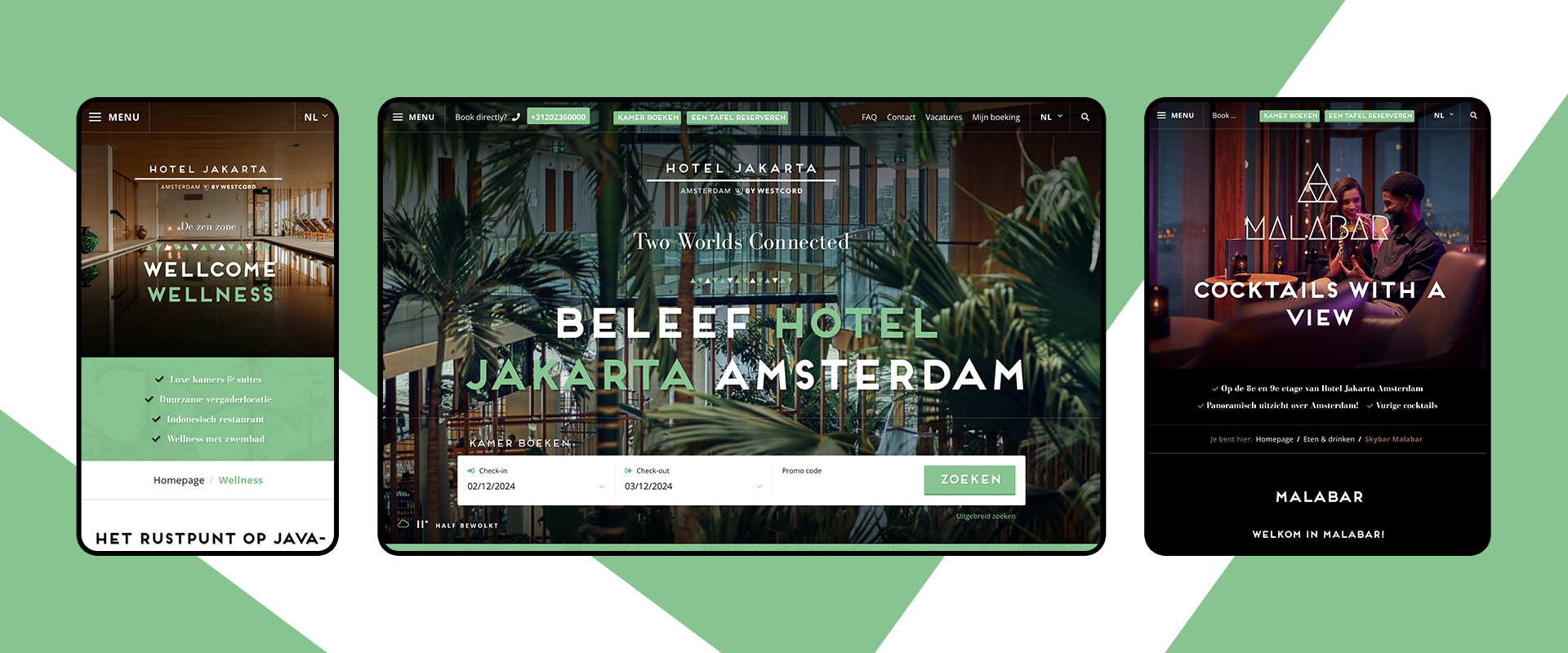 Hotel Jakarta Amsterdam &bull; DBK.nl - Masters in Online Business | Websites op maat