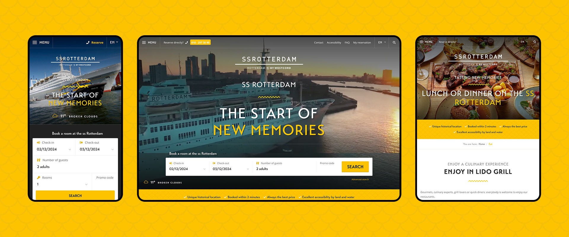 Hotel ss Rotterdam &bull; DBK.nl - Masters in Online Business | Websites op maat